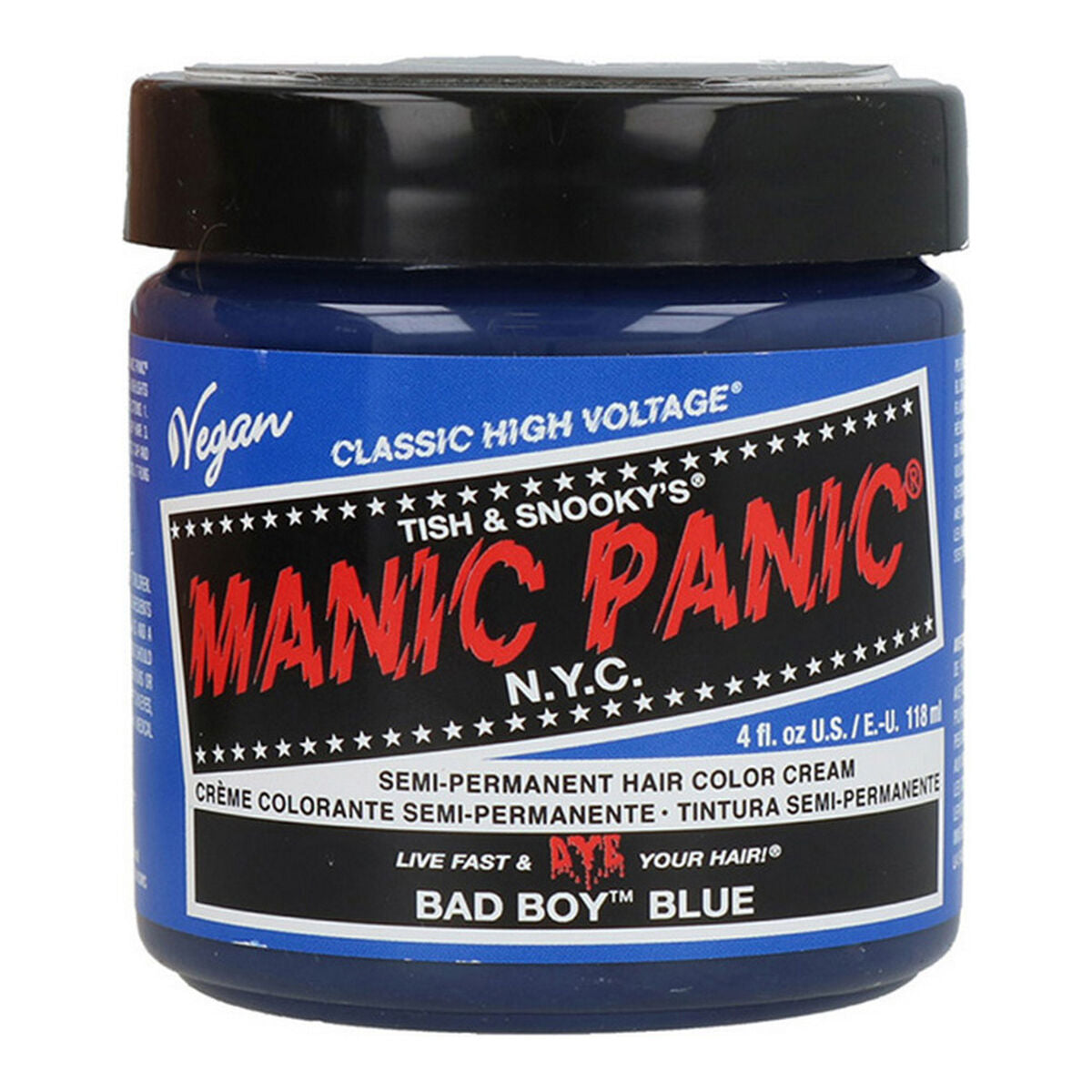 Permanent Dye Classic ‎HCR 11017 Bad Boy Blue (118 ml) - Manic Panic Maroc - Aylal Beauty