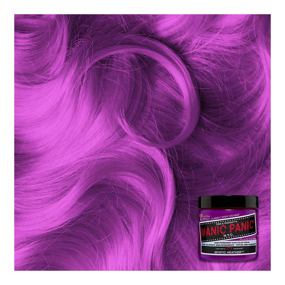 Permanent Dye Classic Mystic Heather (118 ml) - Manic Panic Maroc - Aylal Beauty