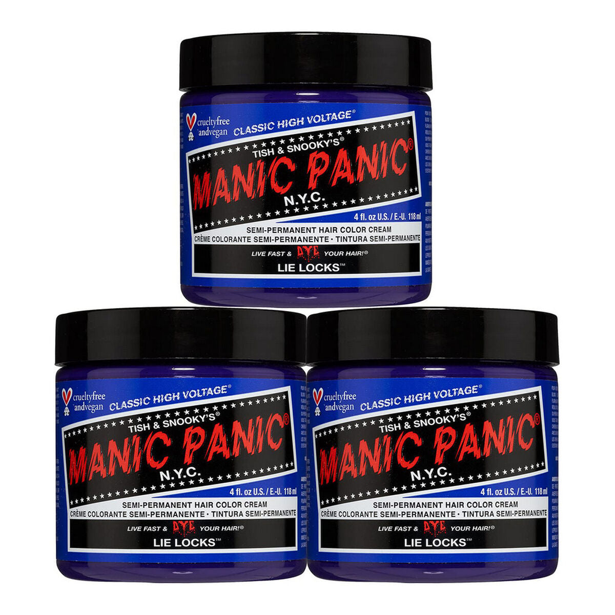 Permanent Dye Classic ‎HCR 11019 Lie Locks (118 ml) - Manic Panic Maroc - Aylal Beauty