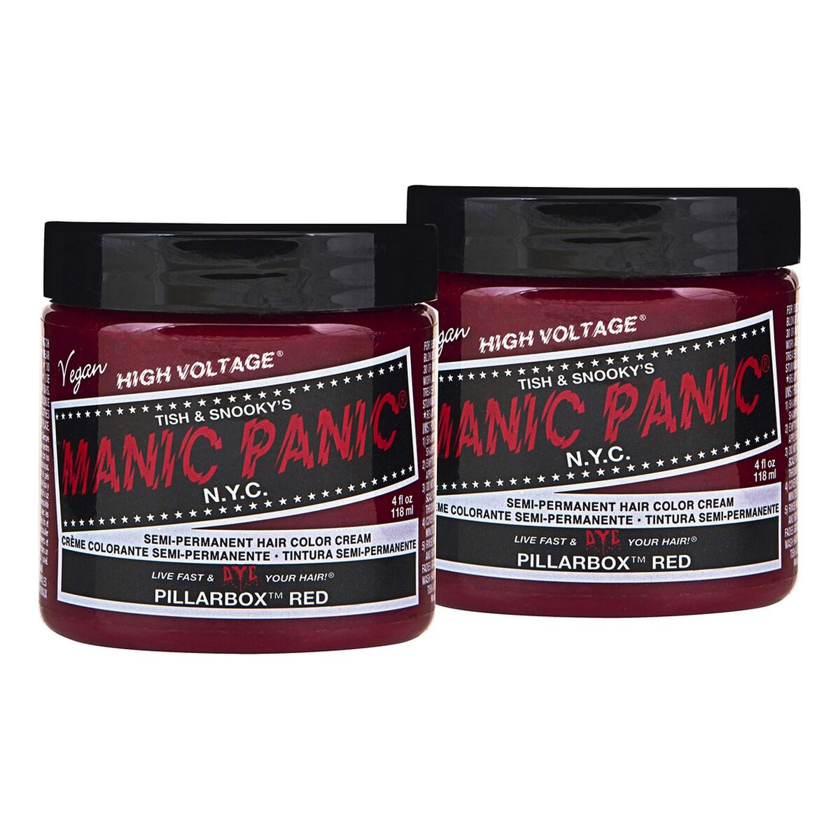 Permanent Dye Classic Pillarbox Red (118 ml) - Manic Panic Maroc - Aylal Beauty