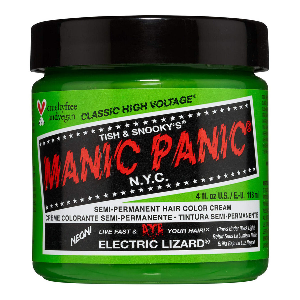 Permanent Dye Classic Panic Classic Electric Lizard (118 ml) - Manic Panic Maroc - Aylal Beauty