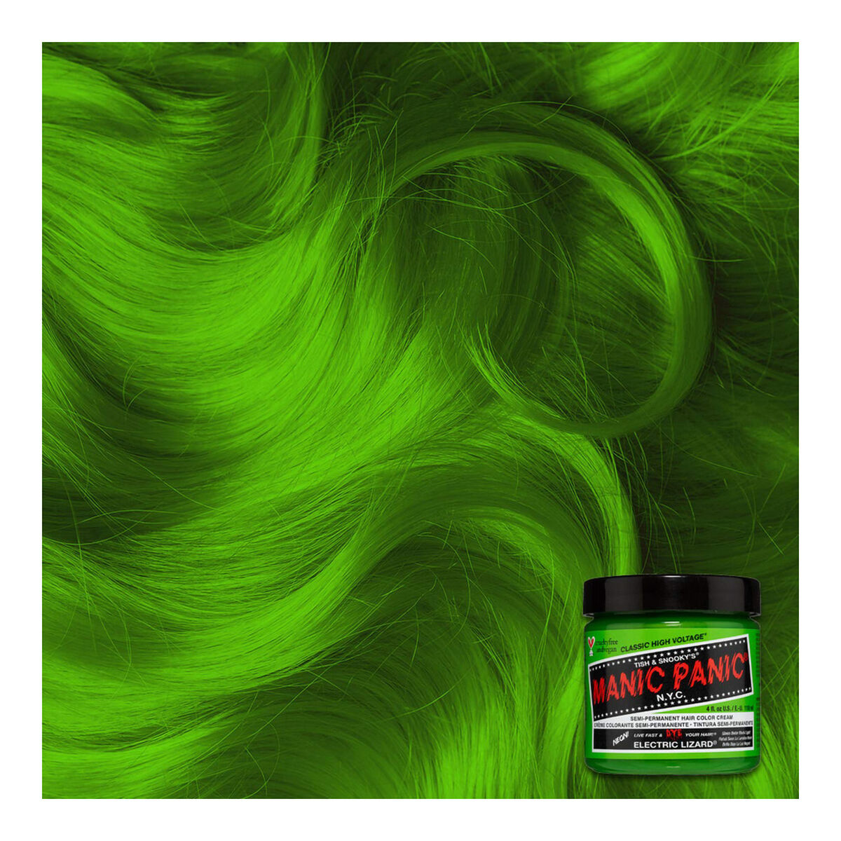 Permanent Dye Classic Panic Classic Electric Lizard (118 ml) - Manic Panic Maroc - Aylal Beauty