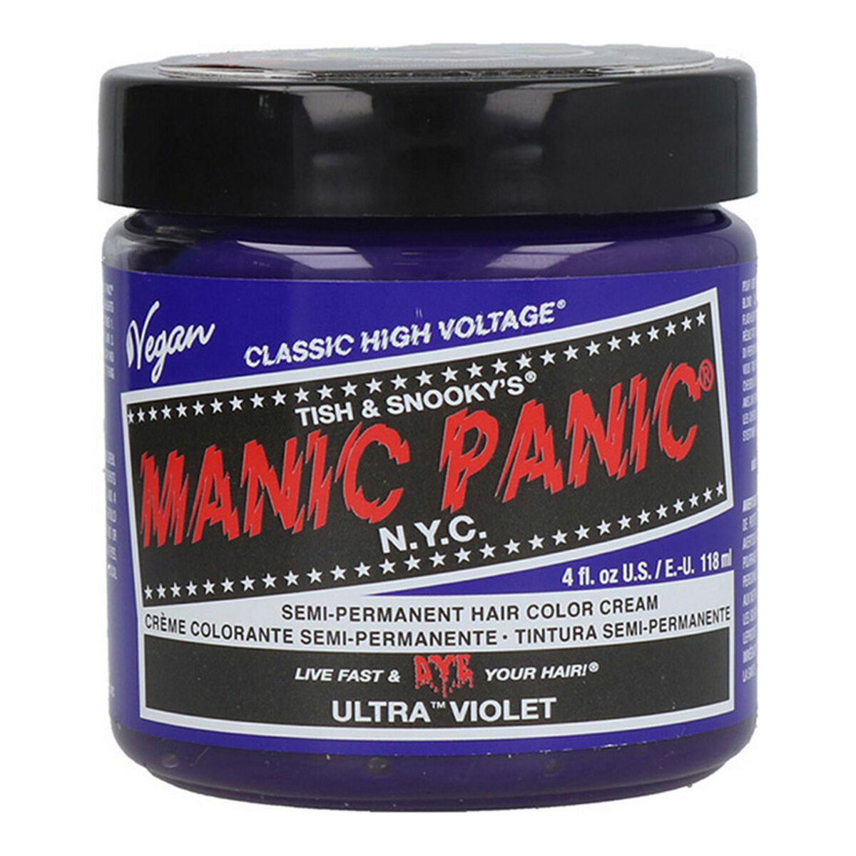 Permanent Dye Classic Ultra Violet (118 ml) - Manic Panic Maroc - Aylal Beauty