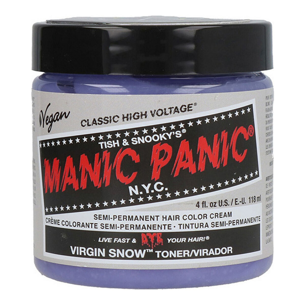 Permanent Dye Classic Virgin Snow (118 ml) - Manic Panic Maroc - Aylal Beauty