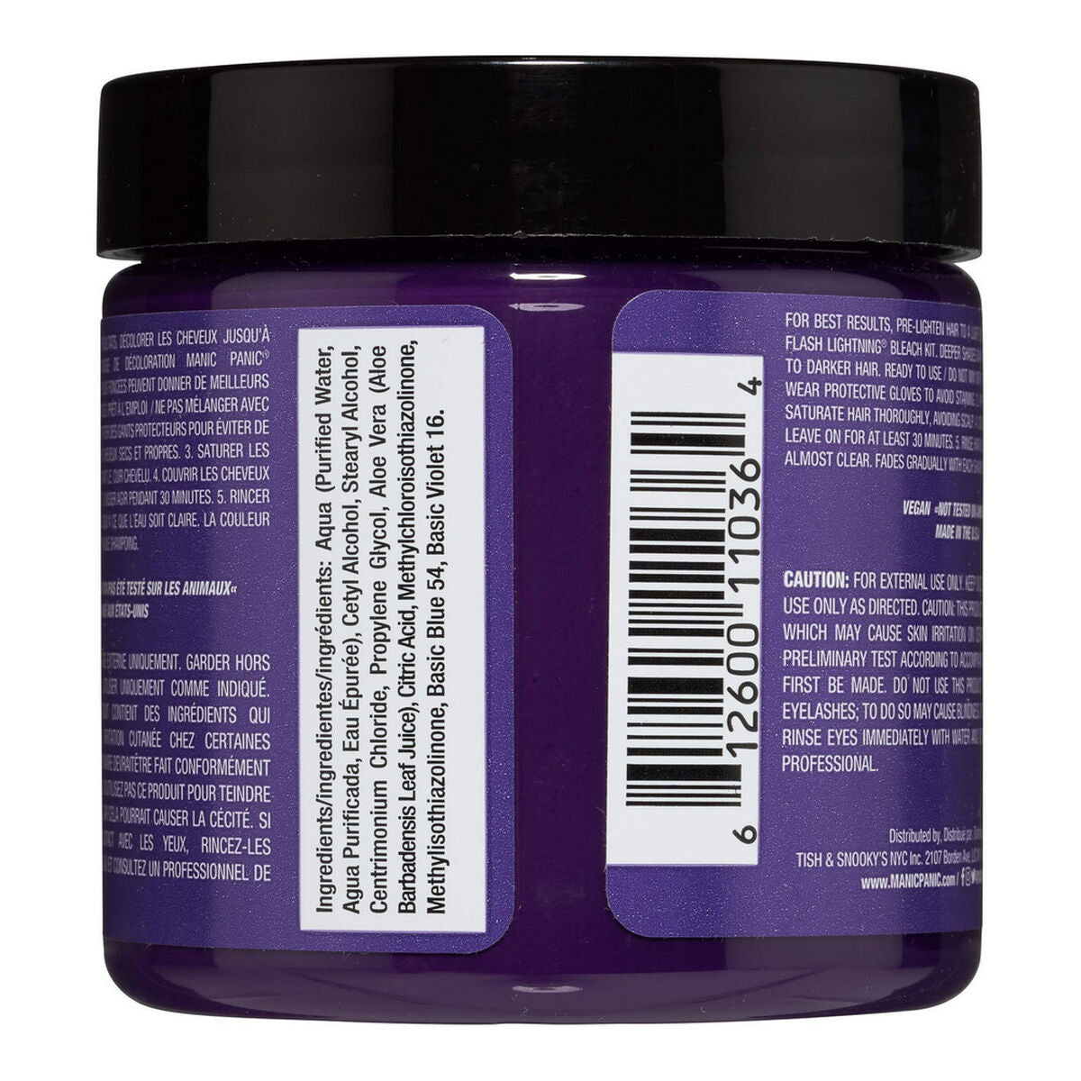 Permanent Dye Classic Electric Amethyst (118 ml) - Manic Panic Maroc - Aylal Beauty