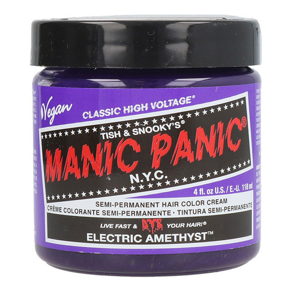 Permanent Dye Classic Electric Amethyst (118 ml) - Manic Panic Maroc - Aylal Beauty