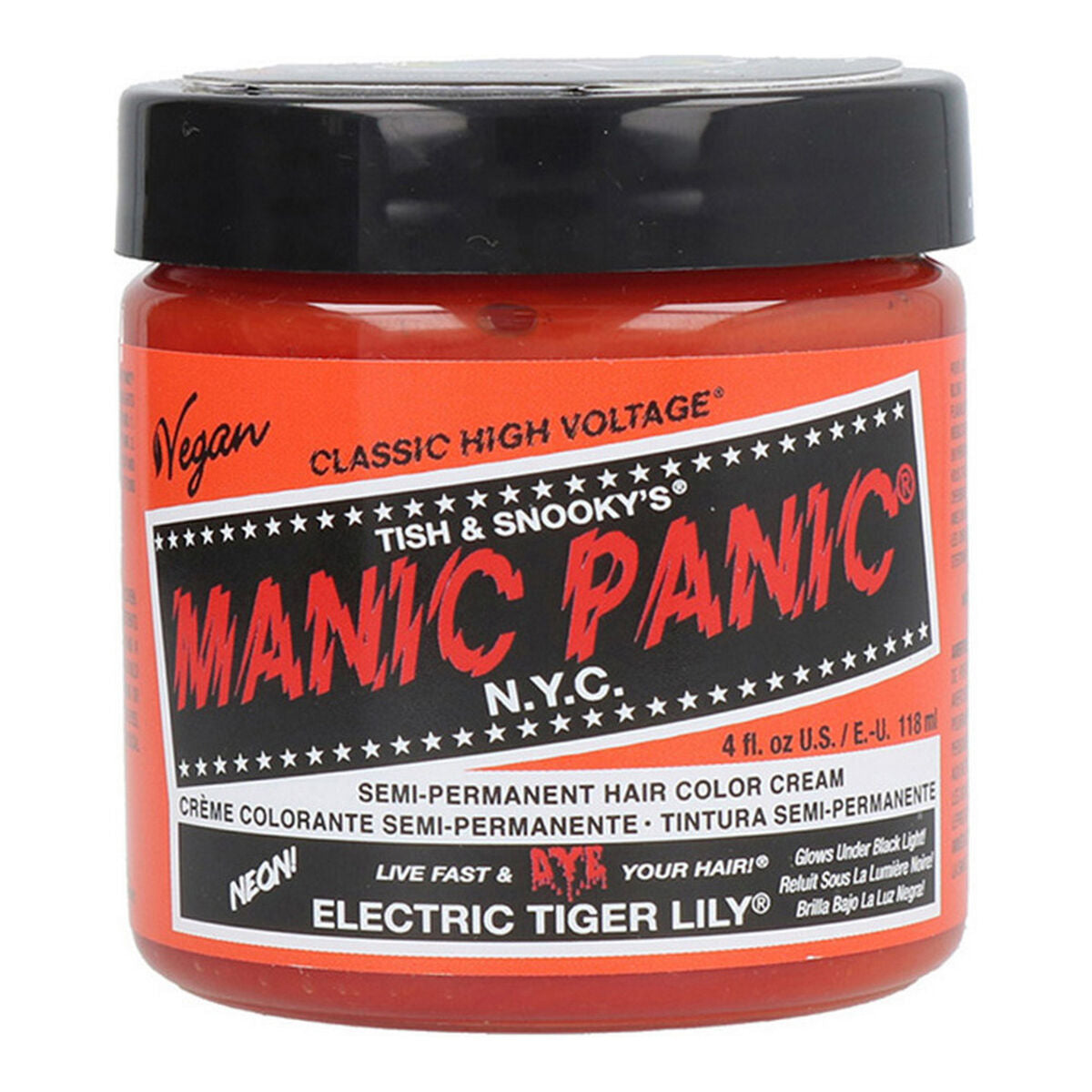 Permanent Dye Classic Electric Tiger Lily (118 ml) - Manic Panic Maroc - Aylal Beauty