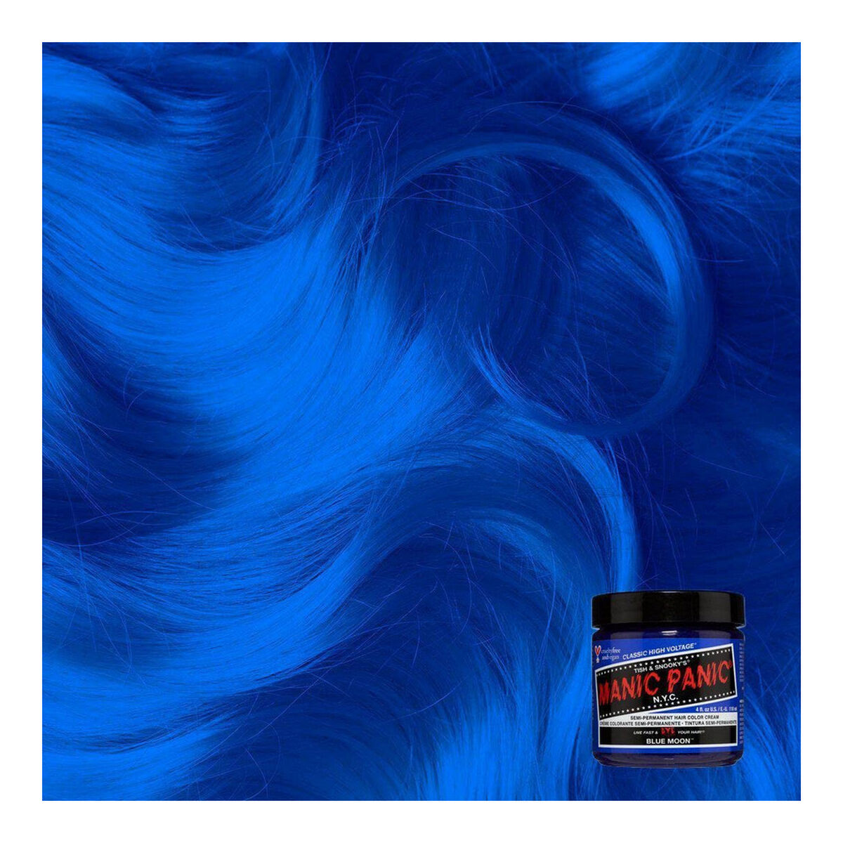 Permanent Dye Classic Blue Moon (118 ml) - Manic Panic Maroc - Aylal Beauty