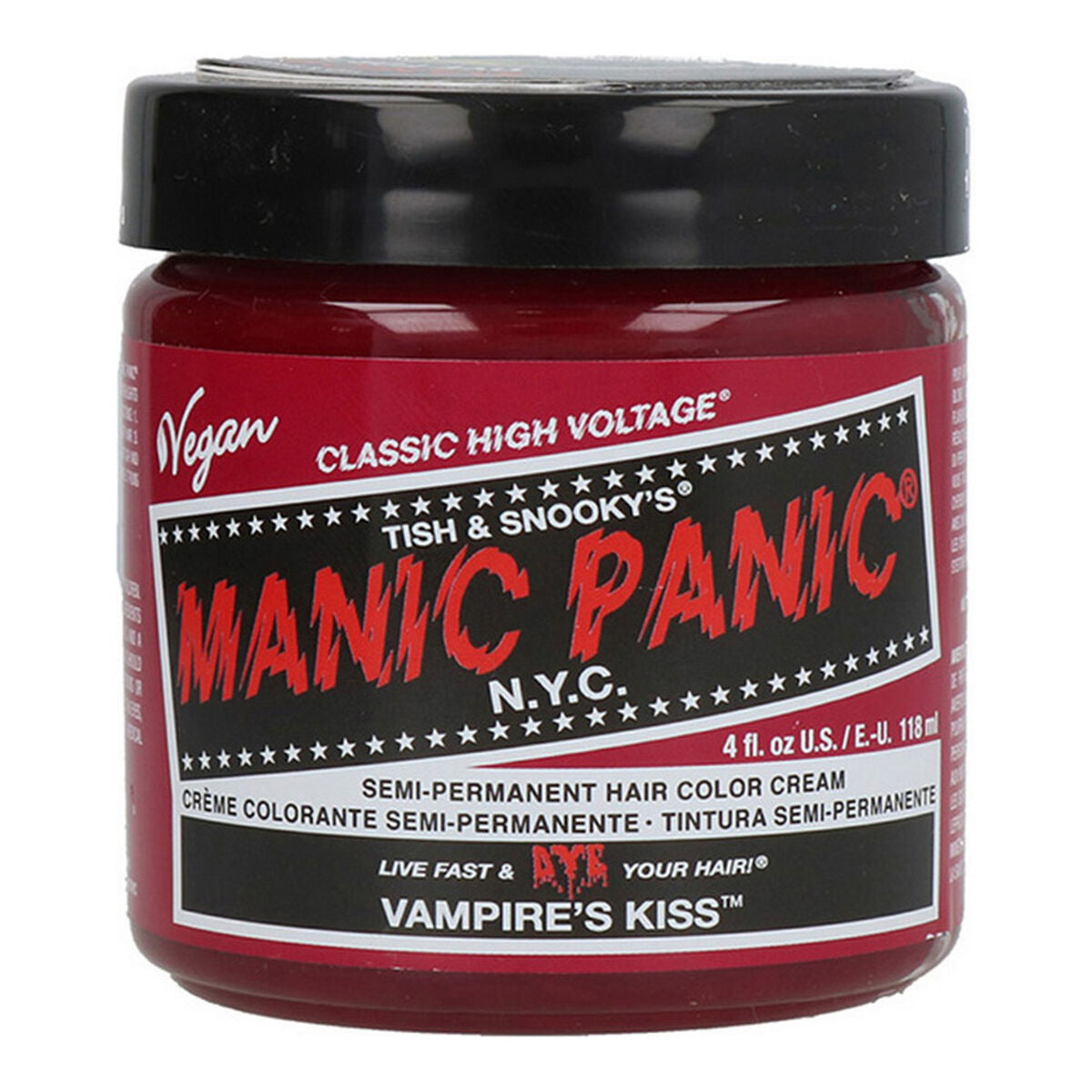 Permanent Dye Classic Vampire'S Kiss (118 ml) - Manic Panic Maroc - Aylal Beauty