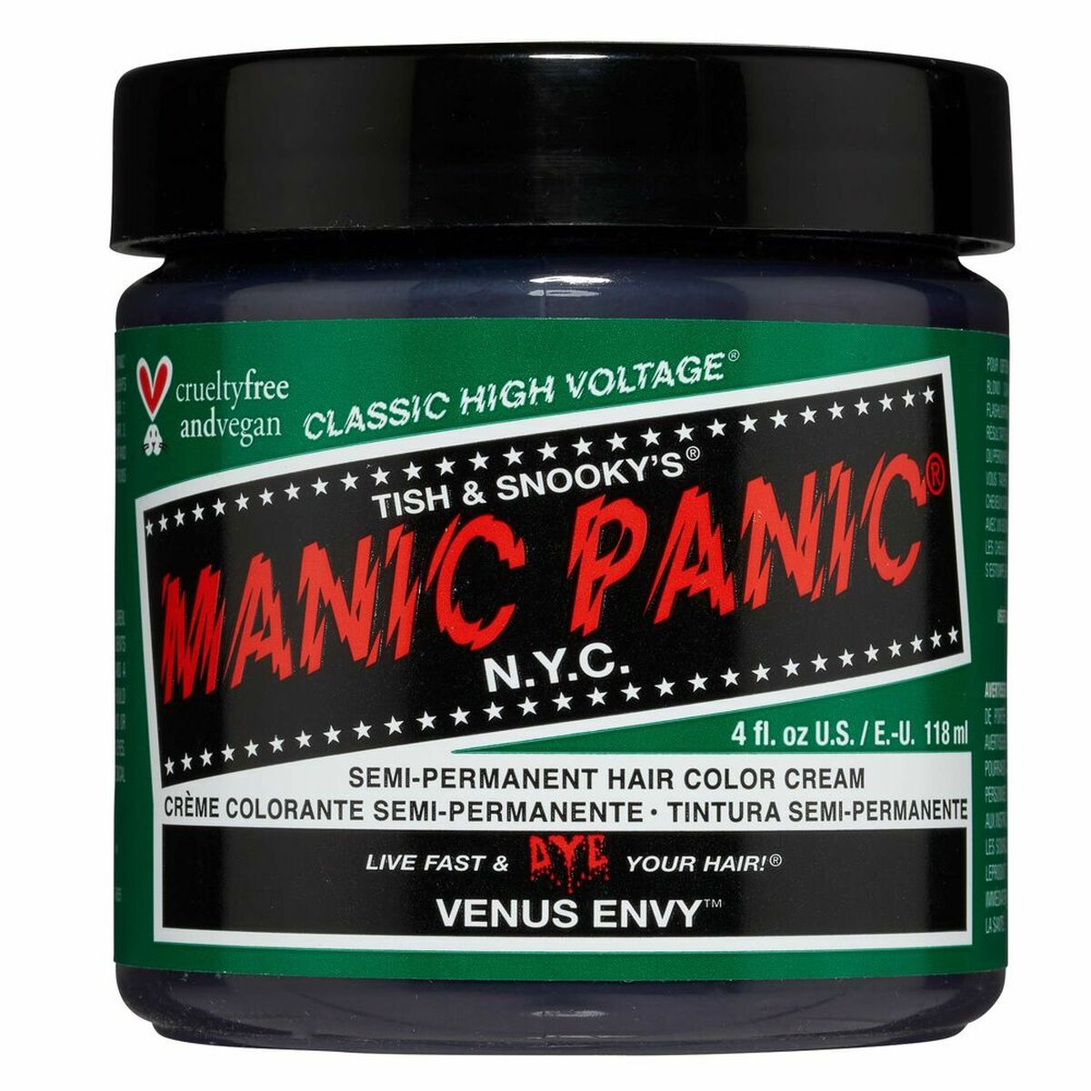 Semi-Permanent Tint Classic 612600110456 Venus Envy (118 ml) - Manic Panic Maroc - Aylal Beauty