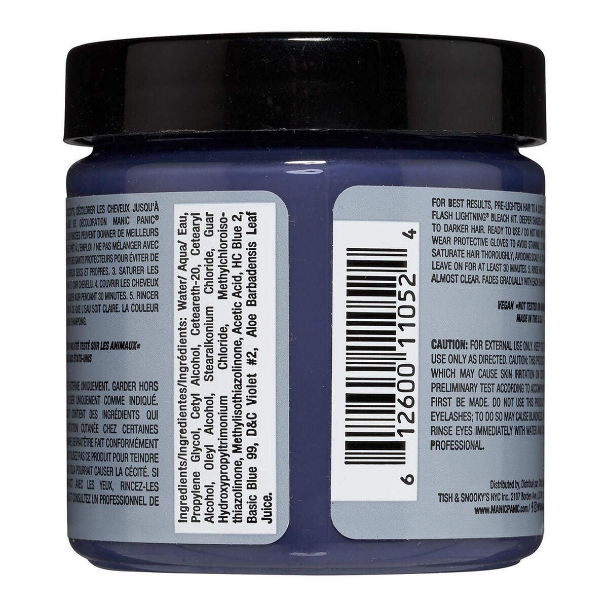 Permanent Dye Classic 612600110029 Blue Steel (118 ml) - Manic Panic Maroc - Aylal Beauty