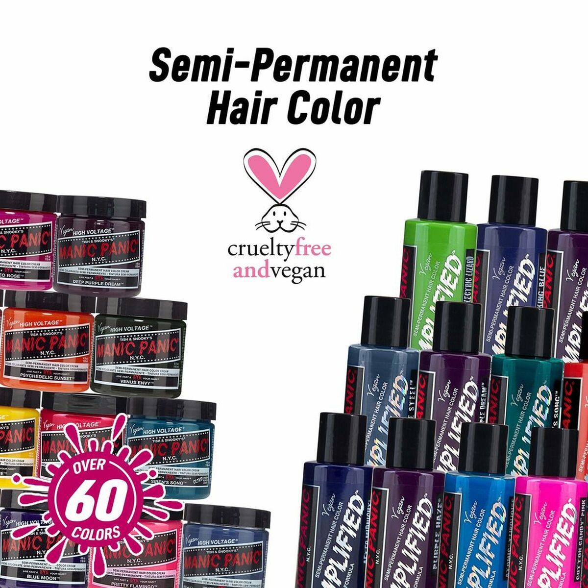 Semi-permanent Colourant Creamtone Velvet Violet (118 ml) - Manic Panic Maroc - Aylal Beauty