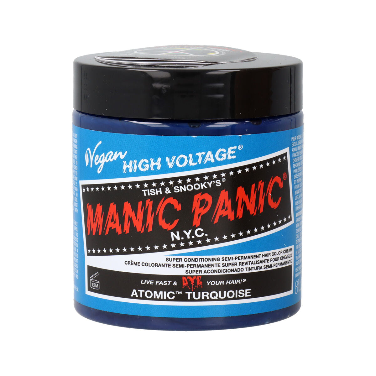 Semi-permanent Colourant Panic High Turquoise (237 ml) - Manic Panic Maroc - Aylal Beauty