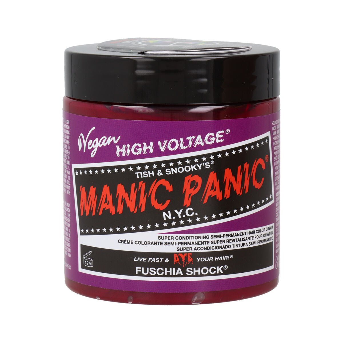 Semi-permanent Colourant Panic High Fuchsia Vegan (237 ml) - Manic Panic Maroc - Aylal Beauty