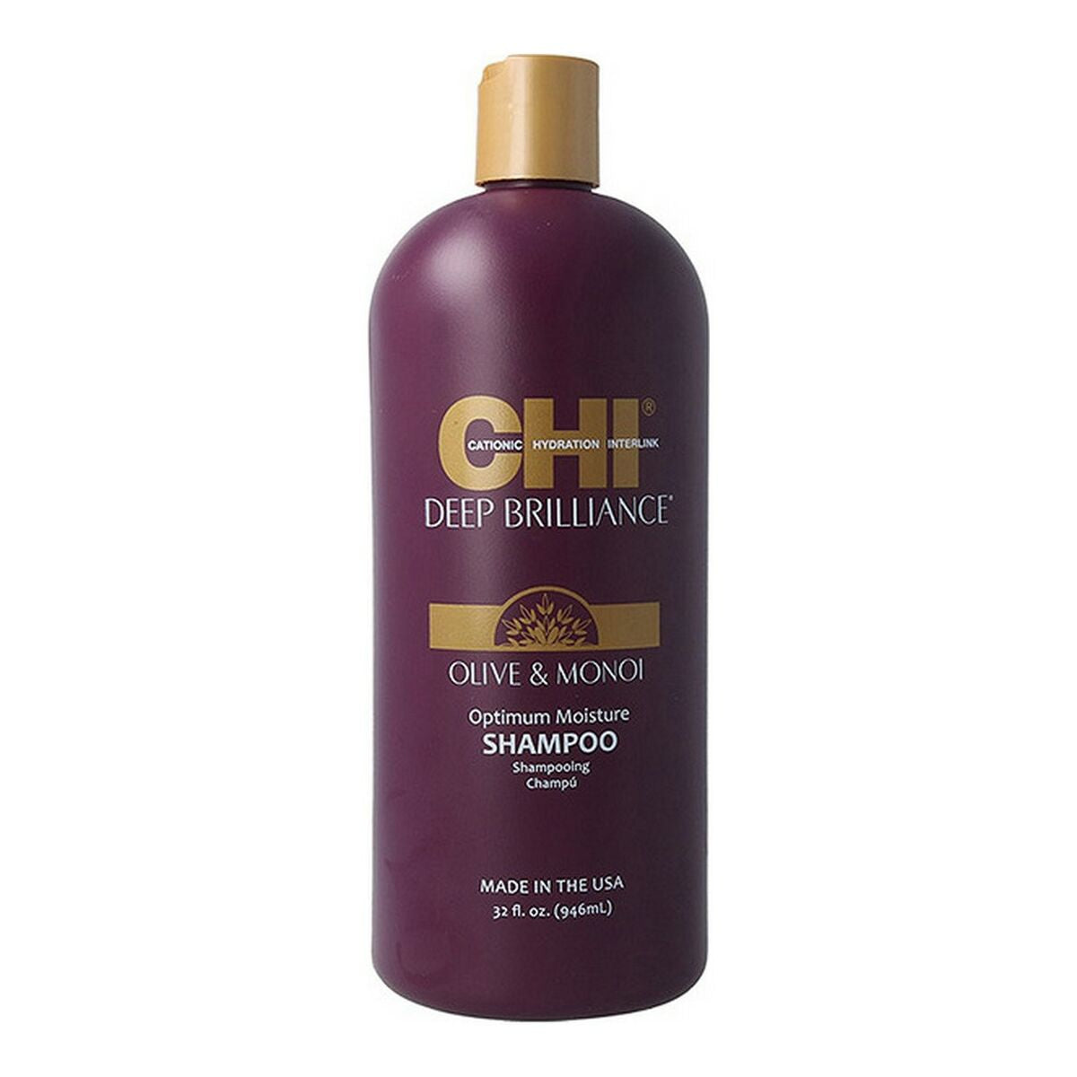 Shampoo Chi Deep Brilliance Optimum Moisture Farouk 946 ml - Farouk Maroc - Aylal Beauty