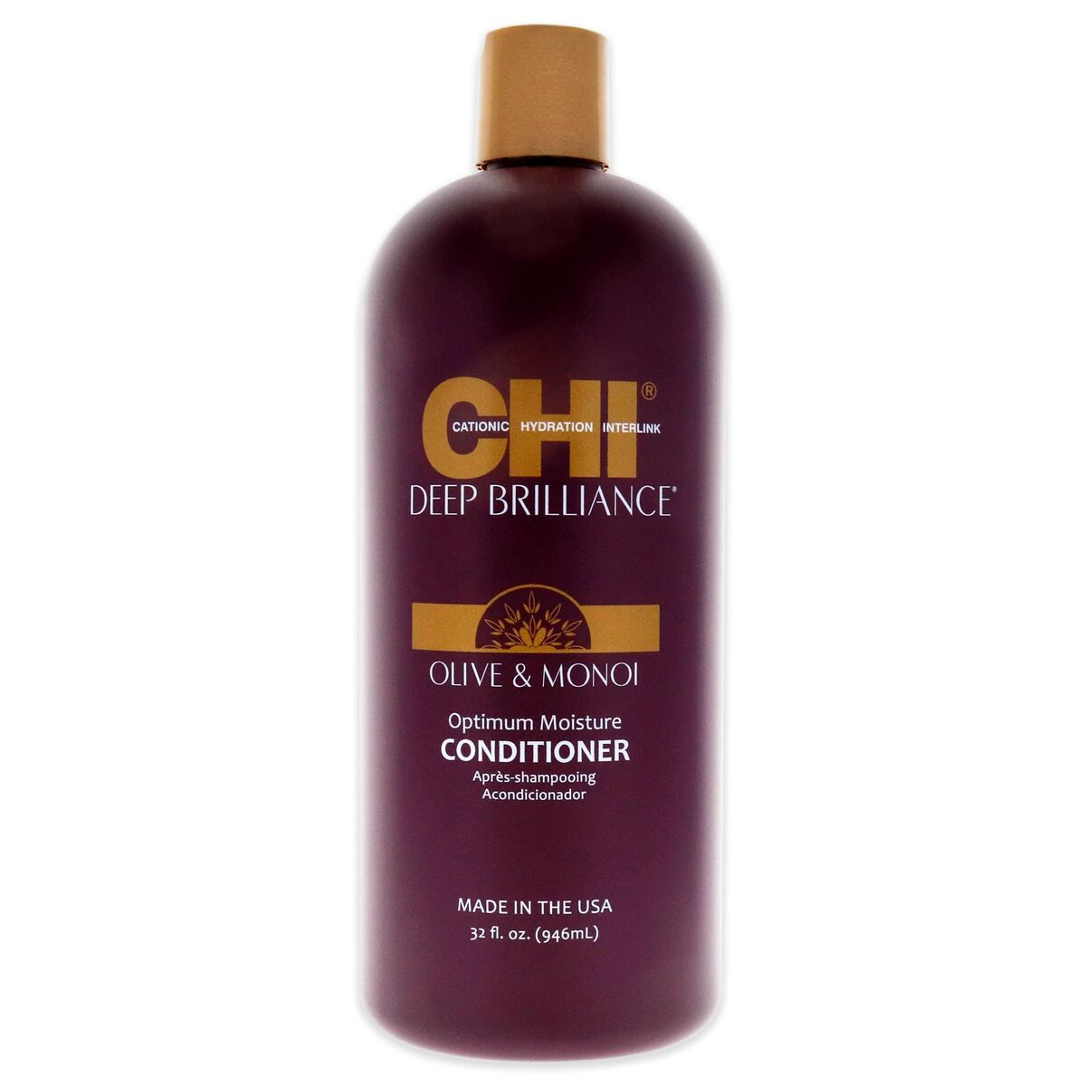 Conditioner Farouk Chi Deep Brilliance Olive & Monoi Optimum 946 ml - Farouk Maroc - Aylal Beauty