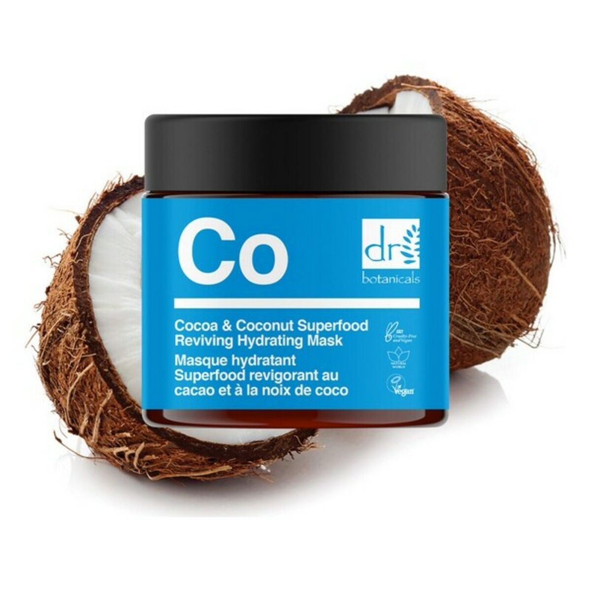 Facial Mask Cocoa & Coconut Superfood (50 ml) - Botanicals Maroc - Aylal Beauty