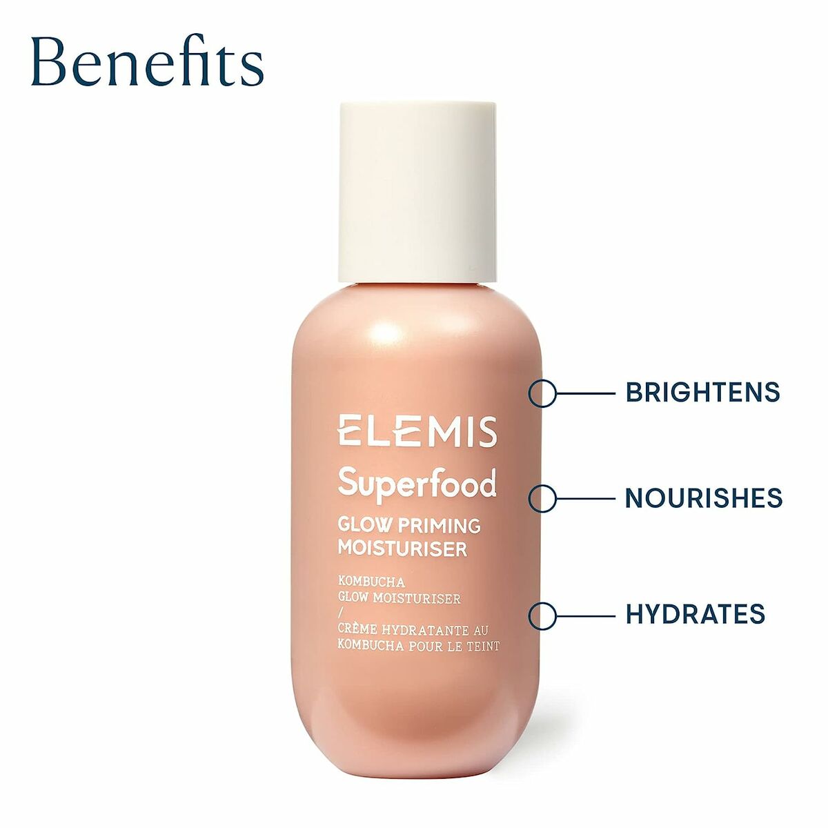 Make-up Primer Elemis Glow Priming Moisturiser Moisturizing 60 ml - Elemis Maroc - Aylal Beauty