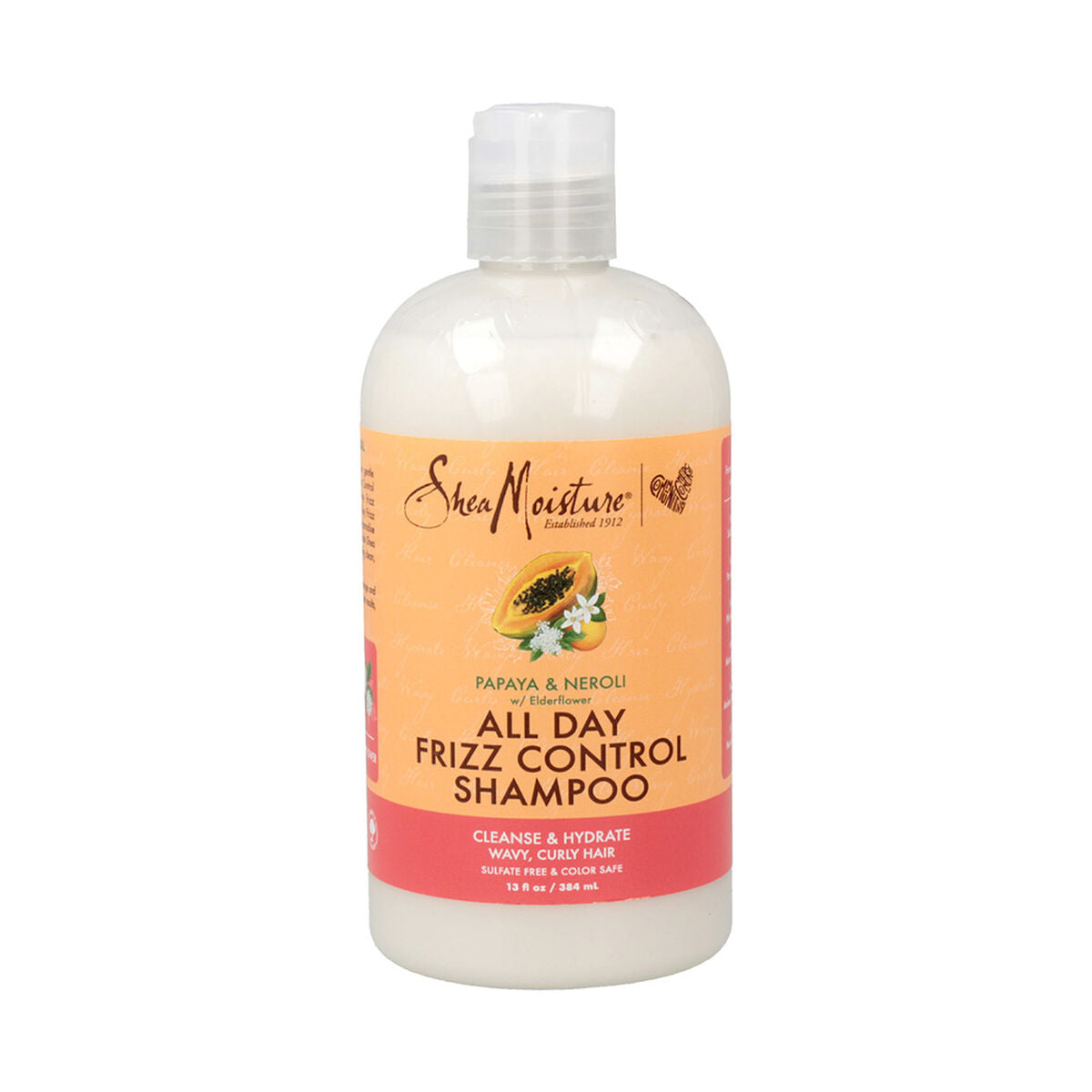 Shampoo Frizz Control 384 ml Papaya - Shea Moisture Maroc - Aylal Beauty