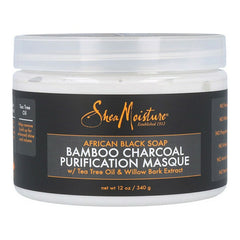 Hair Mask African Black Soap Bamboo Charcoal Shea Moisture (340 g) | Shea Moisture | Aylal Beauty