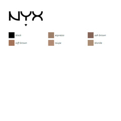 Eyebrow Make-up Precision (0,13 g) - NYX Maroc - Aylal Beauty