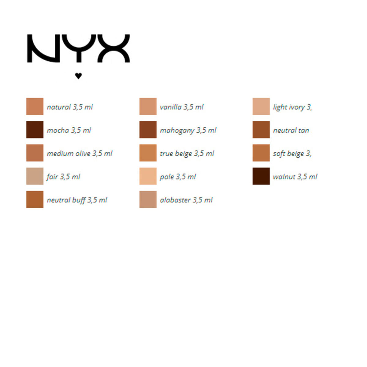 Facial Corrector Can't Stop Won't Stop NYX (3,5 ml) - NYX Maroc - Aylal Beauty