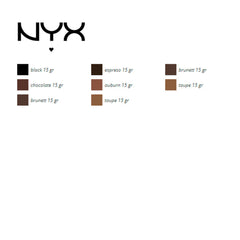 Eyebrow Make-up Fill & Fluff (15 g) - NYX Maroc - Aylal Beauty