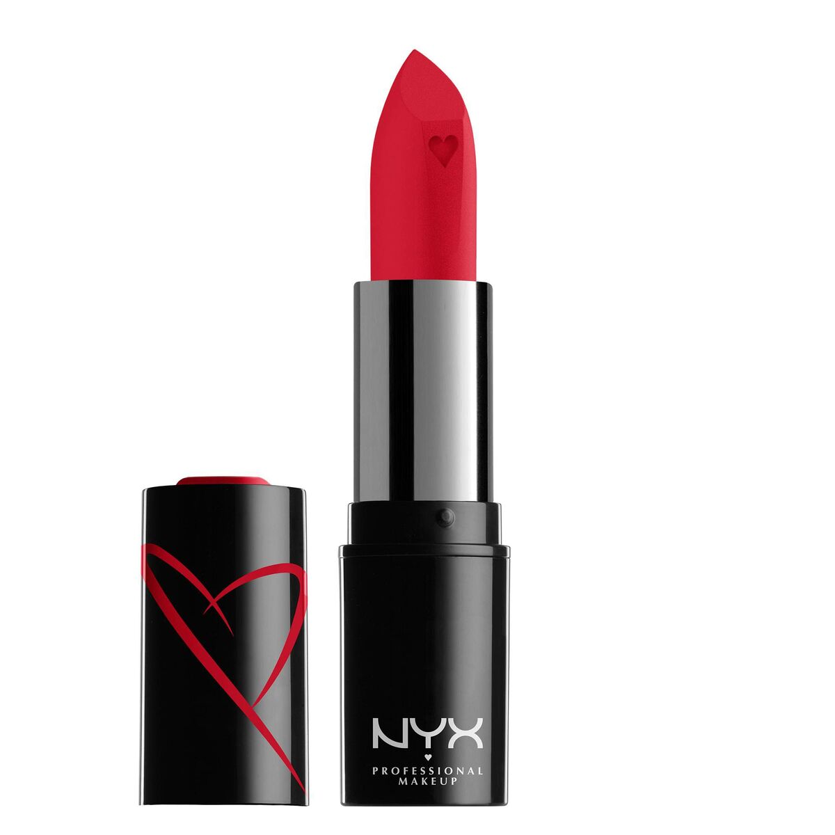 Hydrating Lipstick NYX Shout Loud Satin finish red haute Red 3,5 g - NYX Maroc - Aylal Beauty