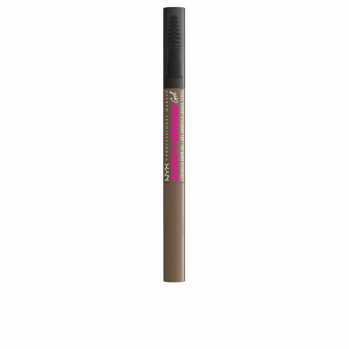 Eyebrow Volumising Gel Zero To Brow Nº 02 Ash brown 2 ml - NYX Maroc - Aylal Beauty