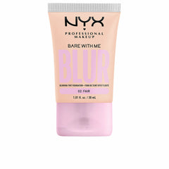 Liquid Make Up Base Bare With Me Blur Nº 02 Fair 30 ml - NYX Maroc - Aylal Beauty