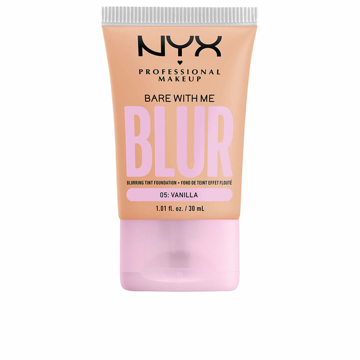 Liquid Make Up Base Bare With Me Blur Nº 05-vanilla 30 ml - NYX Maroc - Aylal Beauty