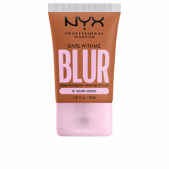 Crème Make-up Base Bare With Me Blur Nº 15 Warm honey 30 ml - NYX Maroc - Aylal Beauty