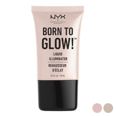 Highlighter Born To Glow! (18 ml) - NYX Maroc - Aylal Beauty