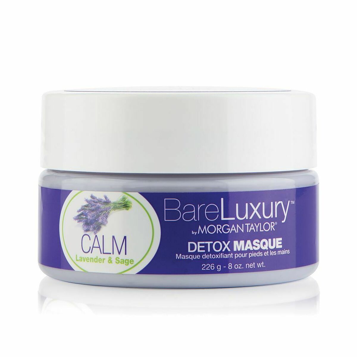 Detoxifying Mask Calm Soothing Lavendar 226 g - Morgan Taylor Maroc - Aylal Beauty