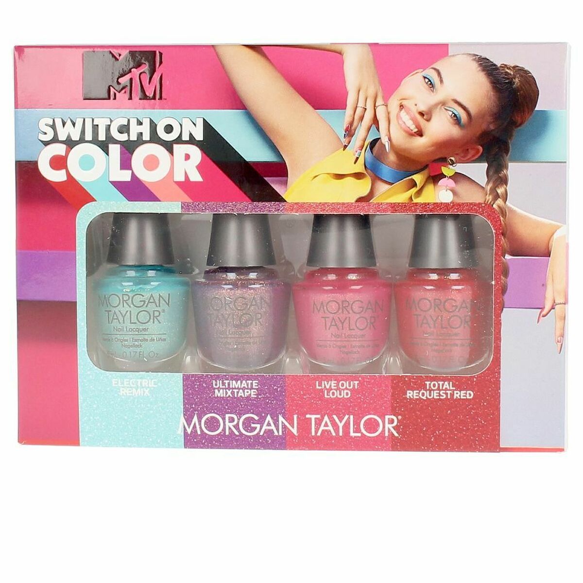 Make-Up Set Switch On Color 4 Pieces - Morgan Taylor Maroc - Aylal Beauty