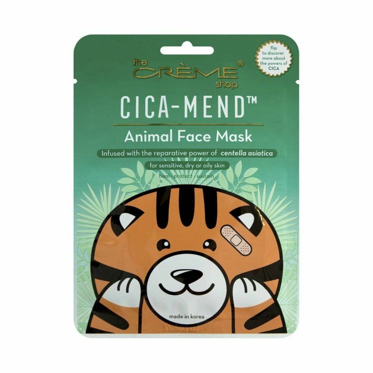 Facial Mask The Crème Shop Cica-Mend Tiger (25 ml) - The Crème Shop Maroc - Aylal Beauty