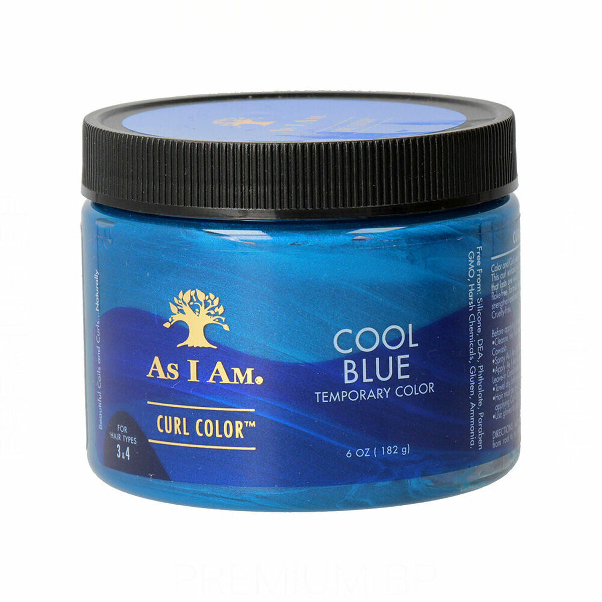 Semi-permanent Colourant Curl Color Cool Blue - As I Am Maroc - Aylal Beauty