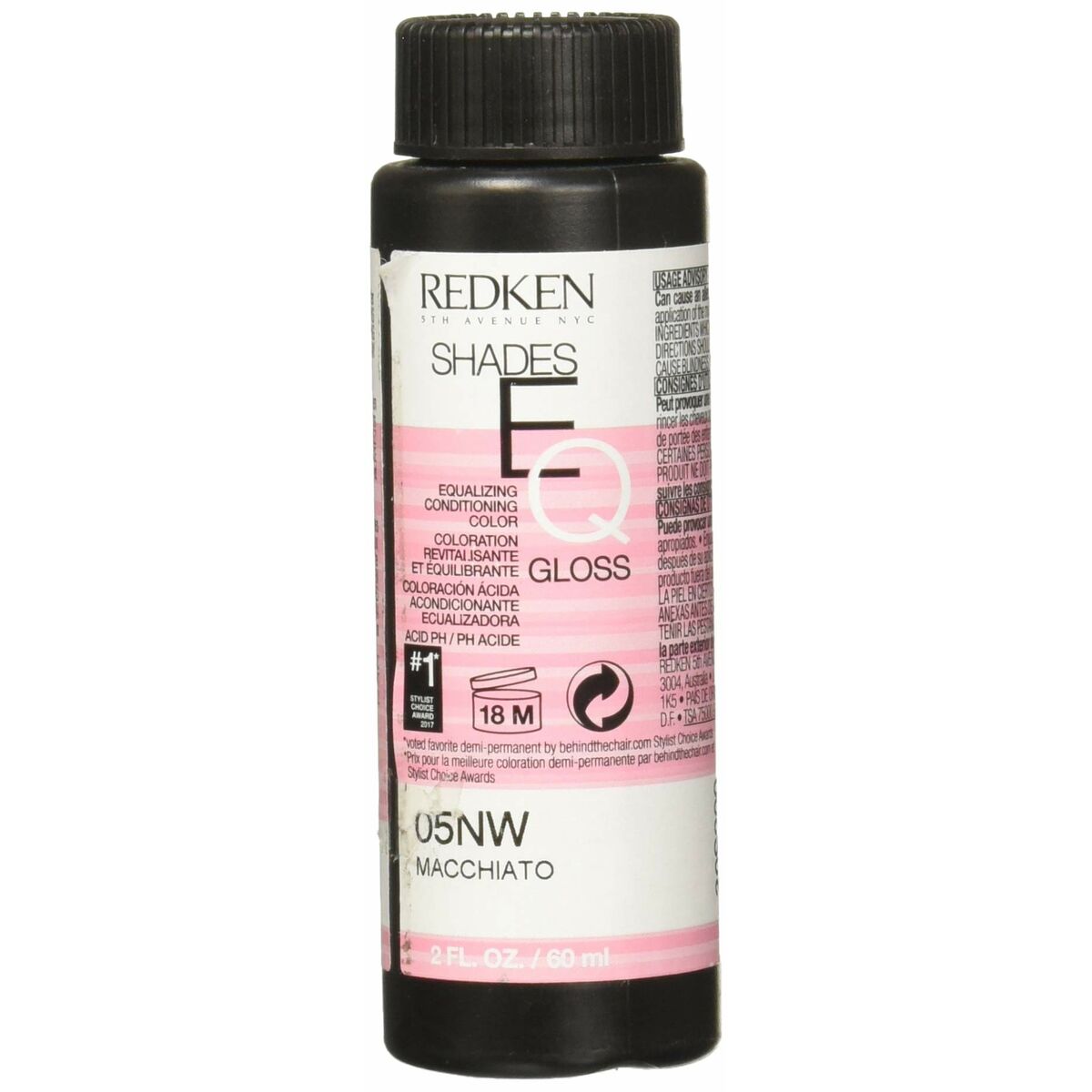 Semi-permanent Colourant Shades EQ 05NW (3 x 60 ml) - Redken Maroc - Aylal Beauty