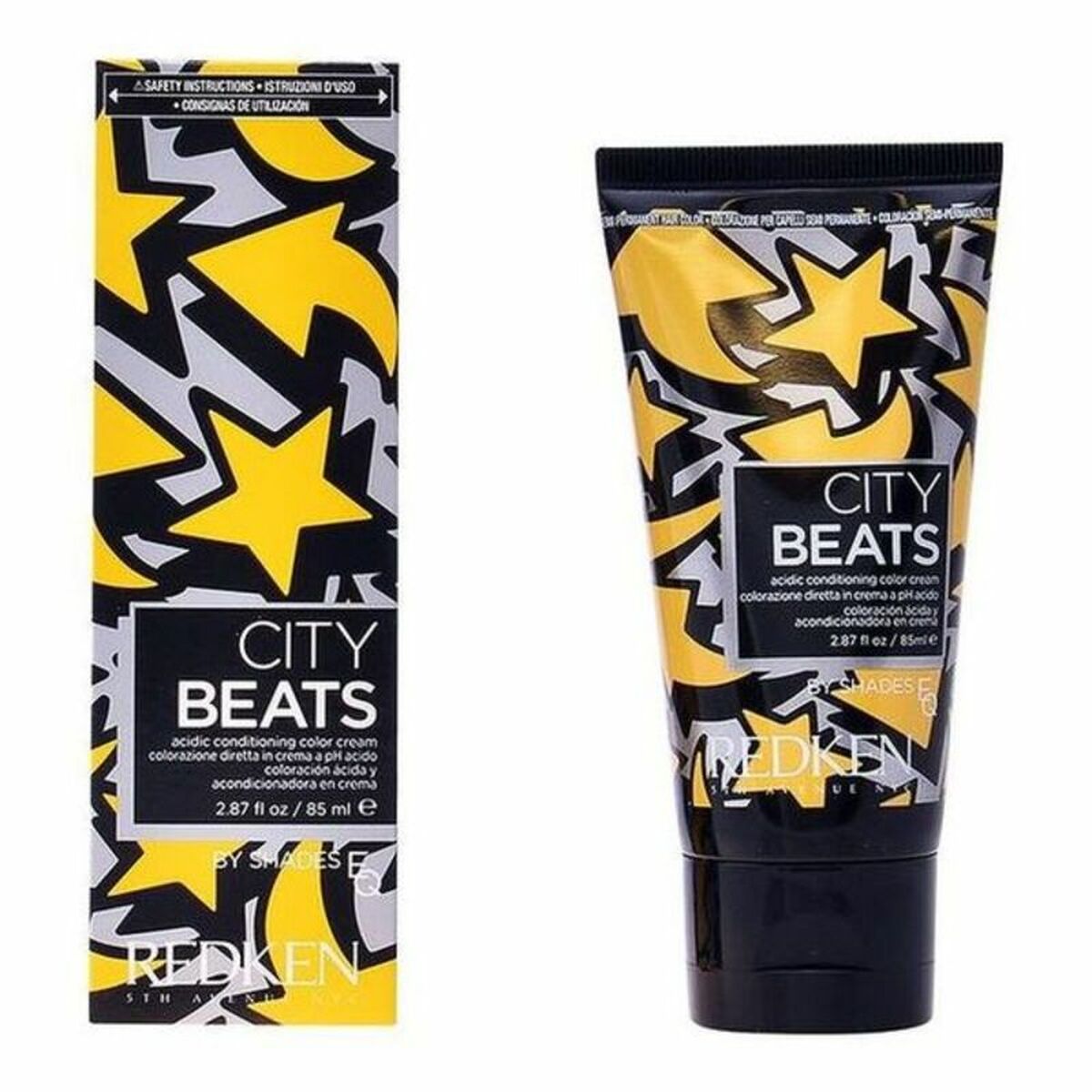 Semi-permanent Colourant City Beats City Beats Yellow Cab 85 ml - Redken Maroc - Aylal Beauty