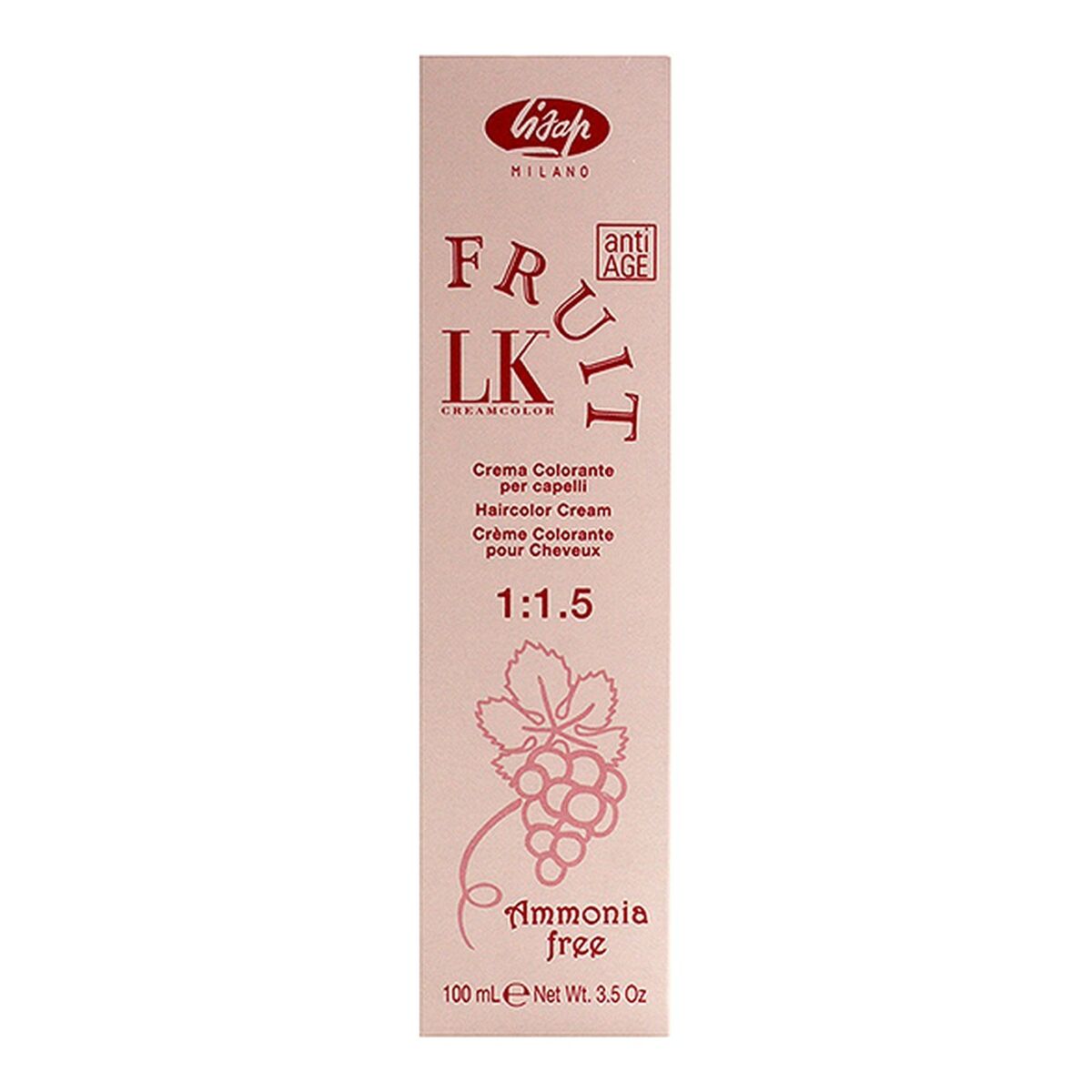 Permanent Dye LK Fruit Lisap COLORLKFRU90 9/0 Light Blonde (100 ml) | Lisap | Aylal Beauty