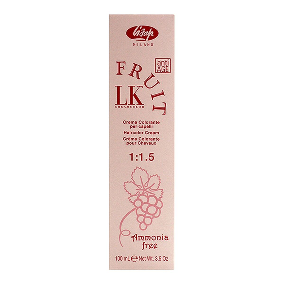 Permanent Dye LK Fruit COLORLKFRU63 6/3 Golden Dark Blonde (100 ml) - Lisap Maroc - Aylal Beauty