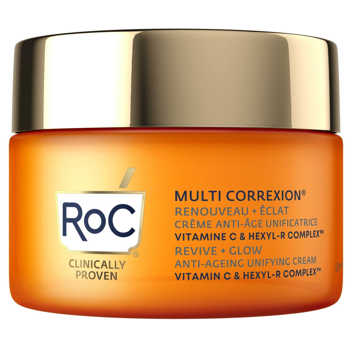 Anti-Ageing Cream Roc Multi Correxion Revive + Glow (50 ml) - Roc Maroc - Aylal Beauty