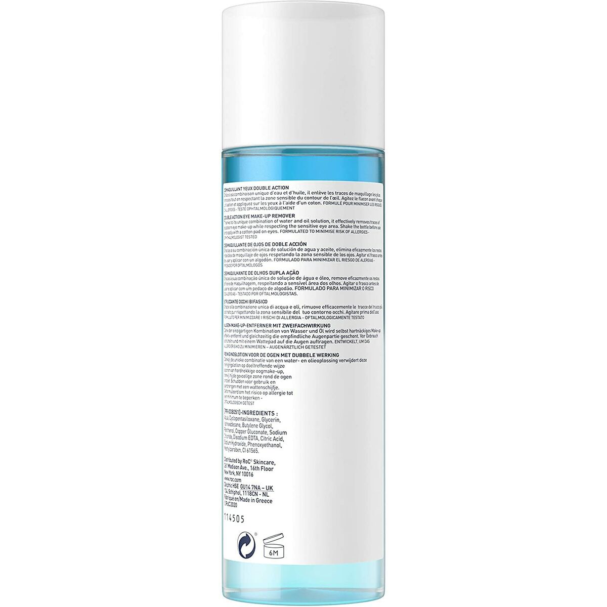 Eye Make Up Remover Desmaquillante De Ojos Double action 125 ml - Roc Maroc - Aylal Beauty