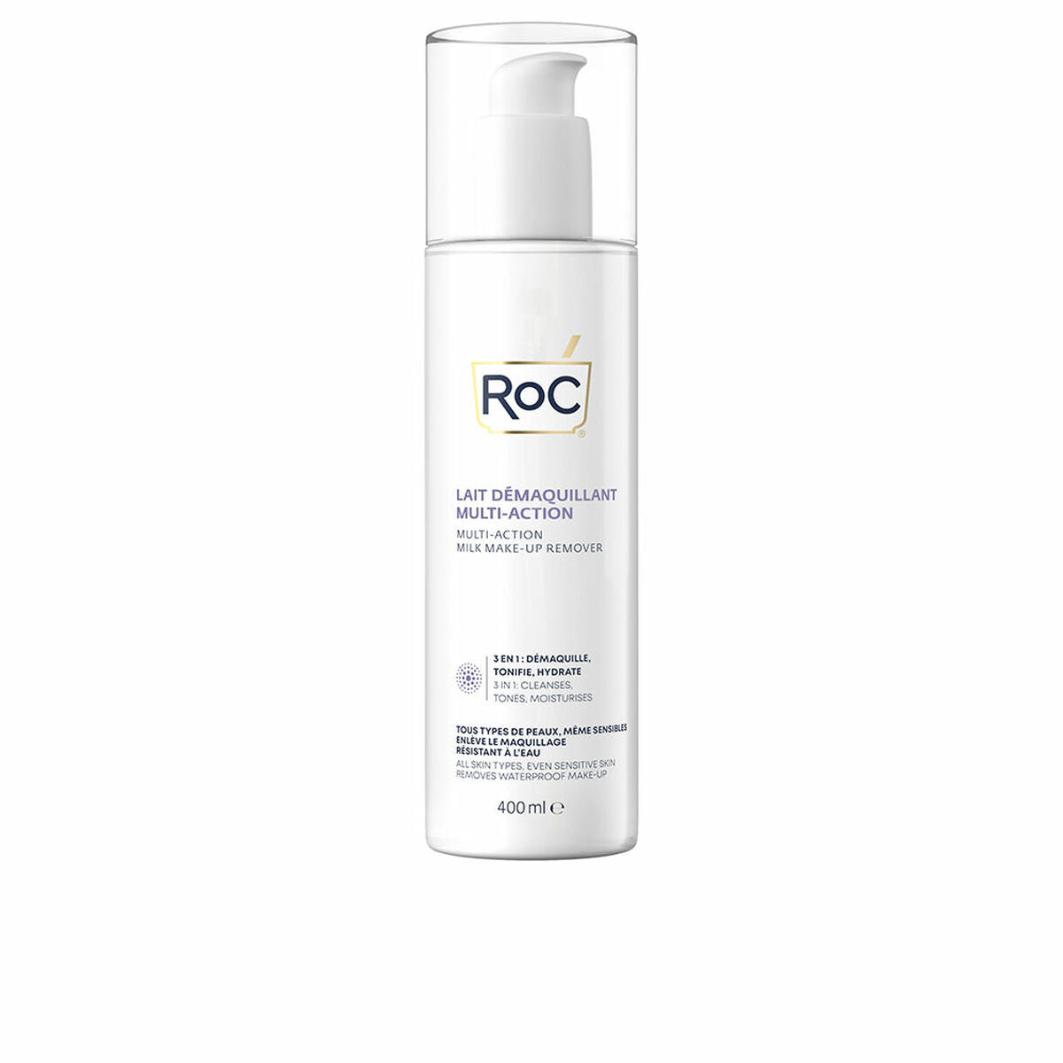 Facial Make Up Remover Cream 3-in-1 (400 ml) - Roc Maroc - Aylal Beauty