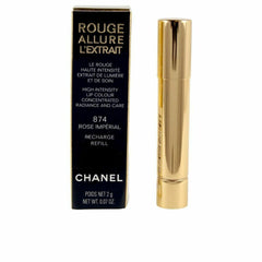 Lipstick Rouge Allure L'extrait - Ricarica Rose Imperial 874 - Chanel Maroc - Aylal Beauty