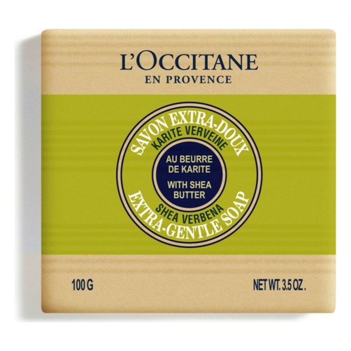 Soap Cake Karité 01SA100VE20 100 g - L'Occitane En Provence Maroc - Aylal Beauty