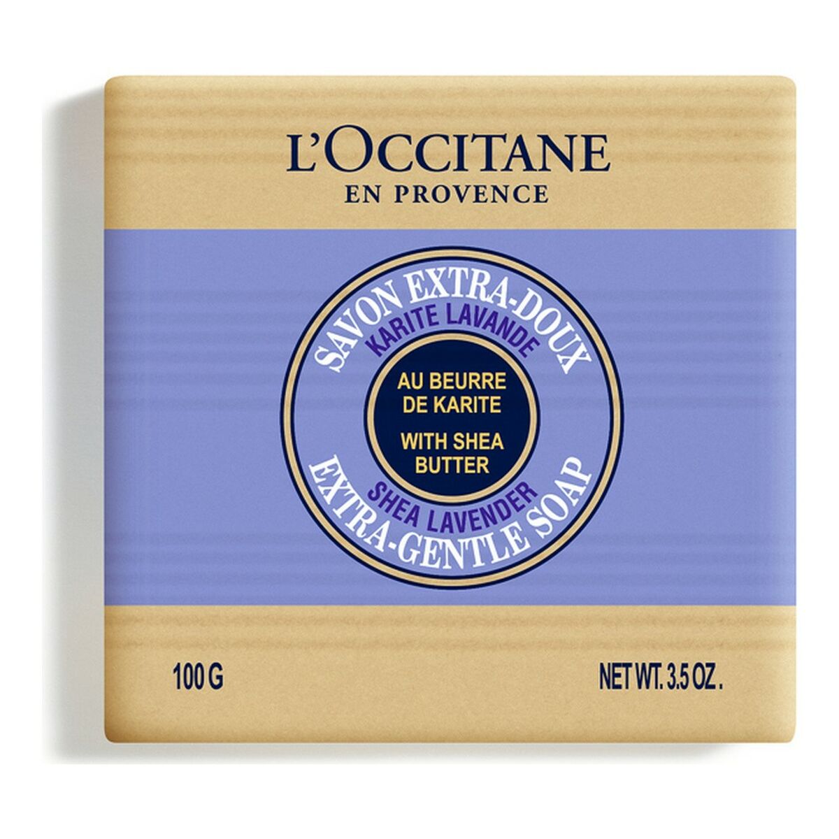 Natural Soap Bar Karité Lavendar Shea 100 g - L'Occitane En Provence Maroc - Aylal Beauty