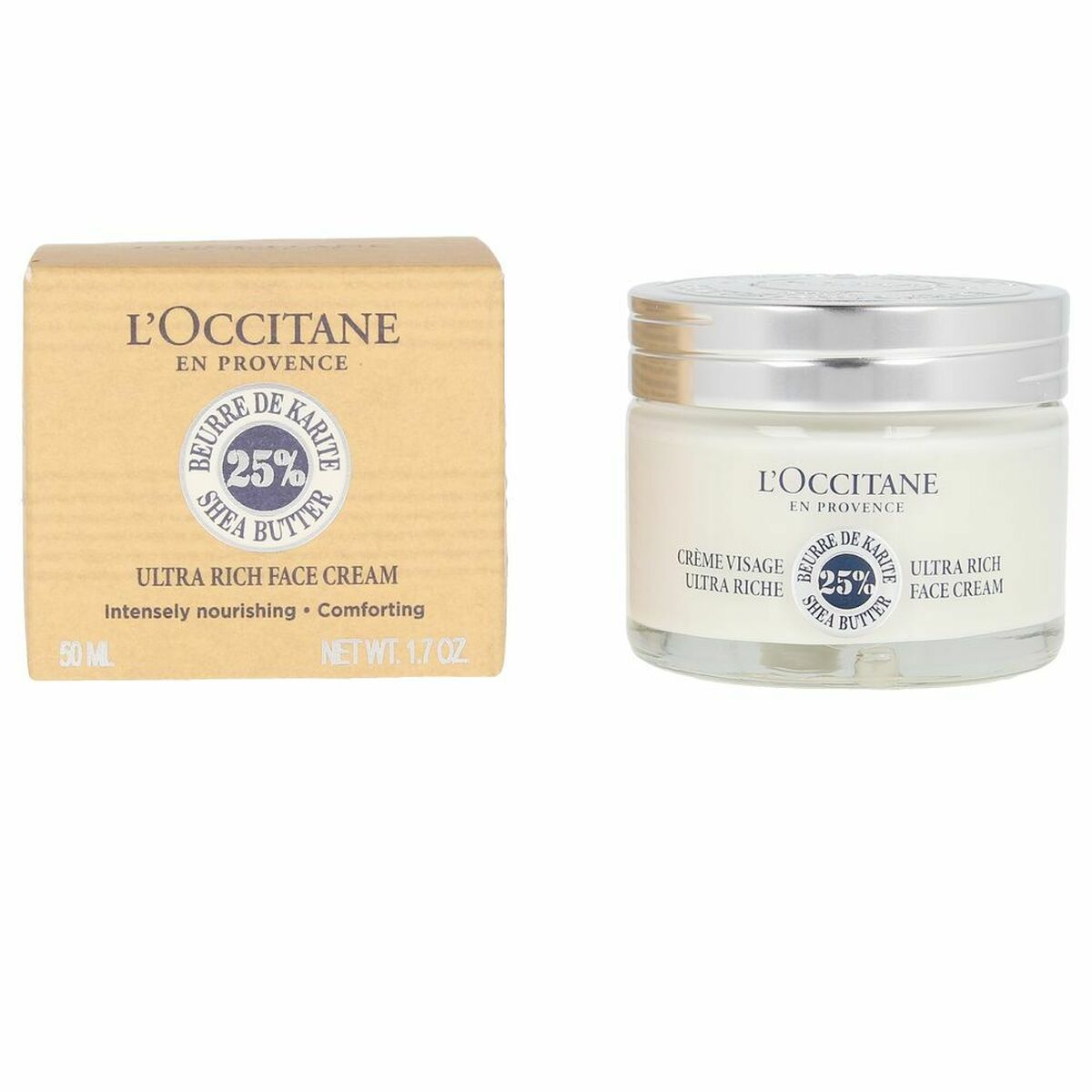 Restorative Cream L'Occitane En Provence 01CV050K18 50 ml Shea Butter - L'Occitane En Provence Maroc - Aylal Beauty