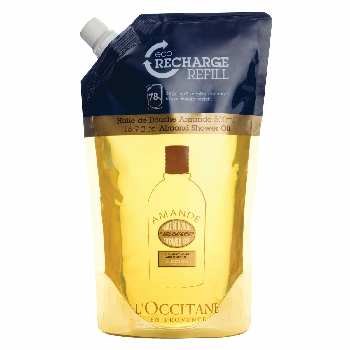 Shower Oil L'Occitane En Provence Almendra 500 ml Refill Almond - L'Occitane En Provence Maroc - Aylal Beauty