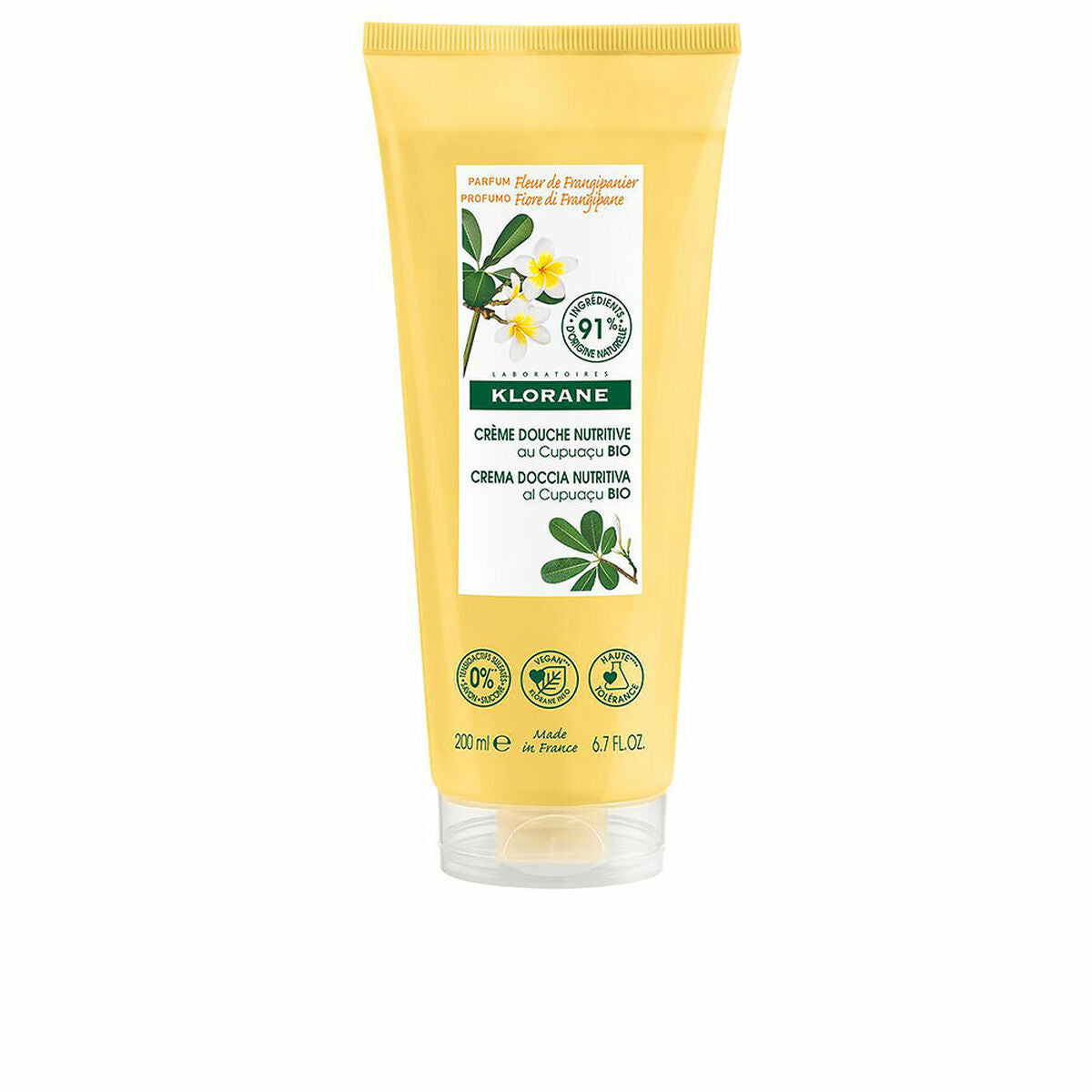 Shower Cream Klorane Frangipani 200 ml - Klorane Maroc - Aylal Beauty